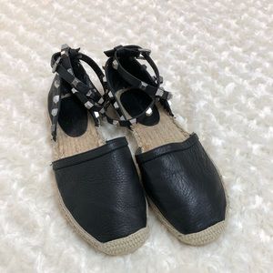 Rebecca Minkoff Studded Flat Espadrilles